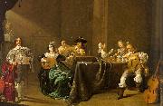 Jacob Duck Card Players and Merry Makers China oil painting reproduction